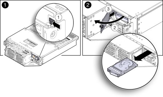 image:Figure showing how to remove a rear boot drive.