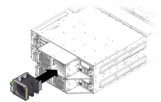 image:Figure showing how to install a fan module