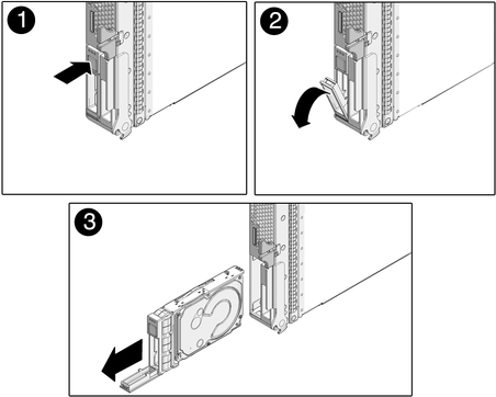 image:Figure shows removal of a drive.