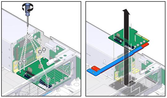 image:Figure showing removal of a power distribution board.