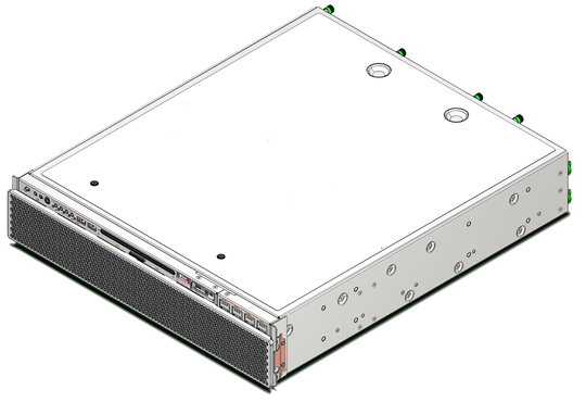image:Figure showing the Netra SPARC T4-1 server with air filter.