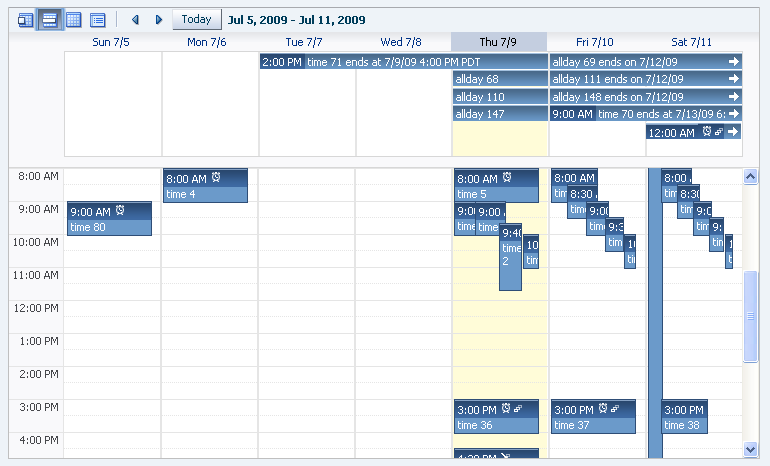 calendar week view screenshot
