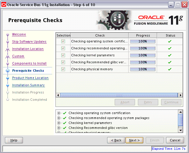 6 prerequisite checks