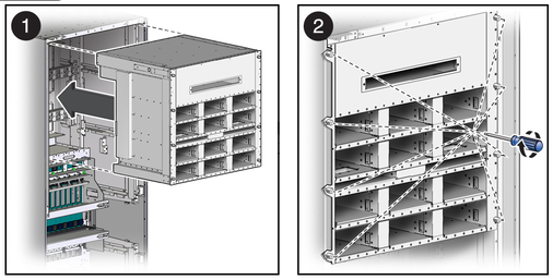 image:Figure shows the installation of the power system cage.