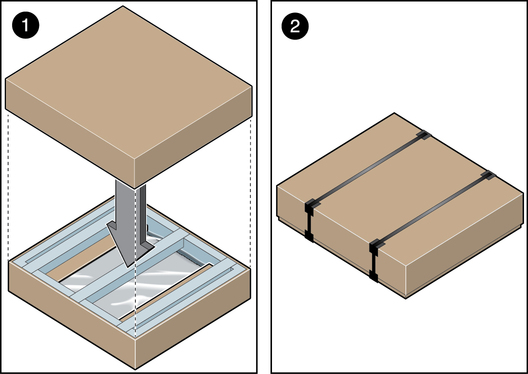 image:Figure shows two steps for sealing the CMU box. 
