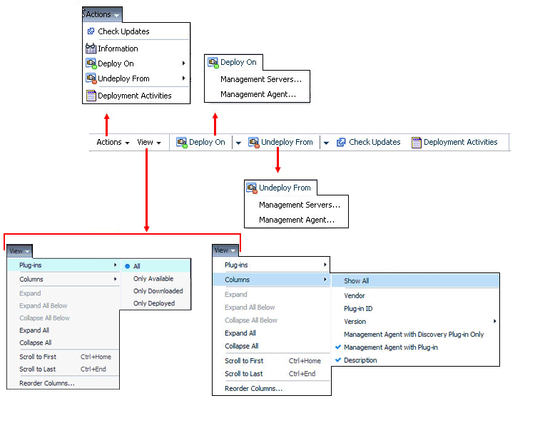 Plug-In Lifecycle Application Console Operations
