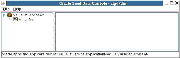 Seed Data console main page.