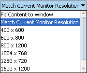 Match Current Monitor Resolution Tool