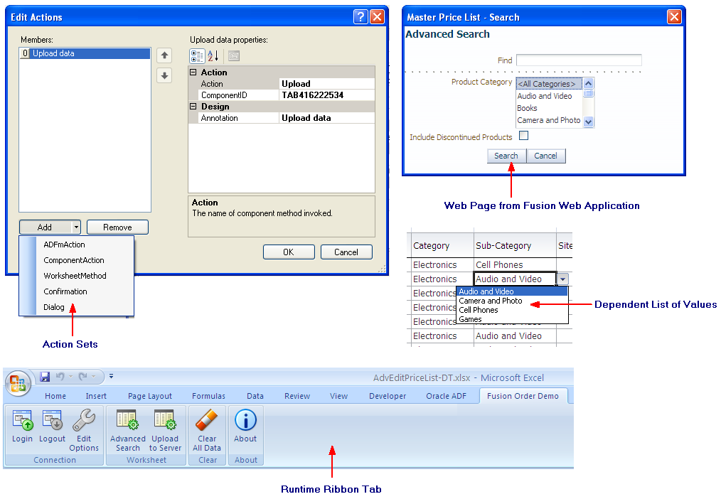 nteractivity Features in an Integrated Excel Workbook