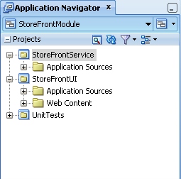 FOD application project folders