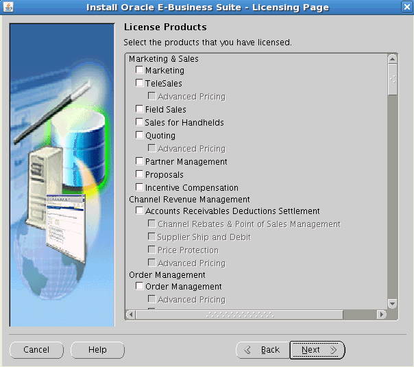 Oracle License Codes