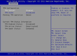image:Graphic showing TPM Configuration screen.