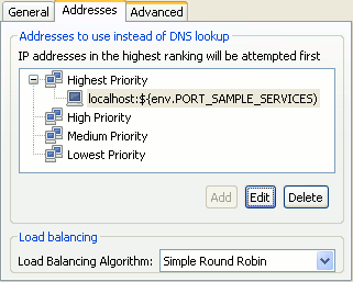 Remote Host Address Settings