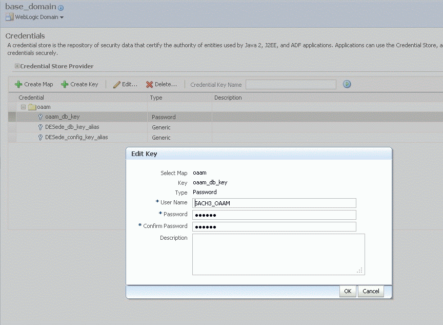 Setting up database credentials is shown.