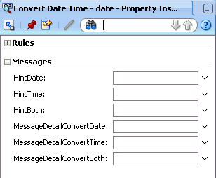 Message attributes for convertDateTime