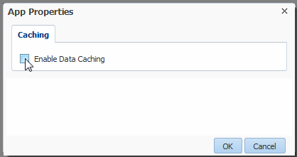 Enable data caching