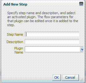 Add New Step Dialog Box: Plug-ins