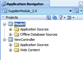 FOD application project folders