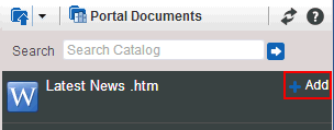 Add existing document