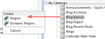 Adding Blog Task Flow Using Resource Palette
