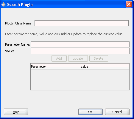 Search PlugIn Dialog