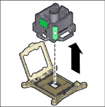 image:An illustration showing the CPU removal tool.