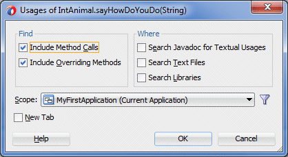Application Navigator with WEB-INF node expanded and faces-config.xml below it expanded.