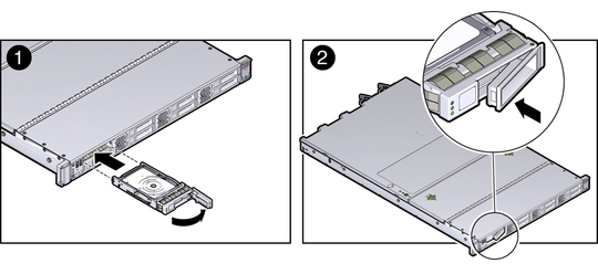 image:Figure showing the installation of the hard drive.
