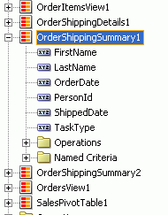注文の出荷のデータ・コレクション