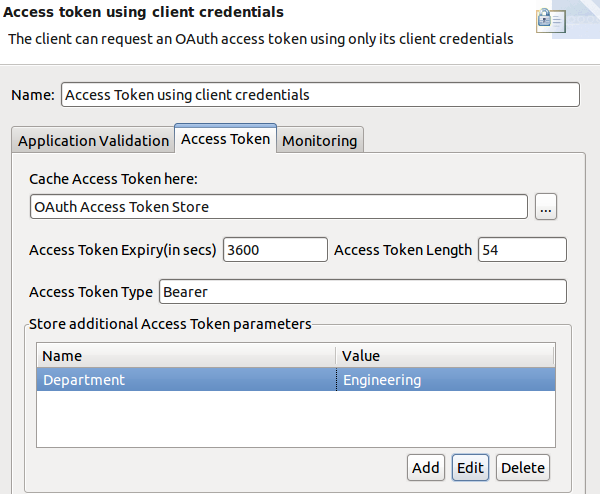 Adding Additional OAuth 2.0 Access Token Parameters