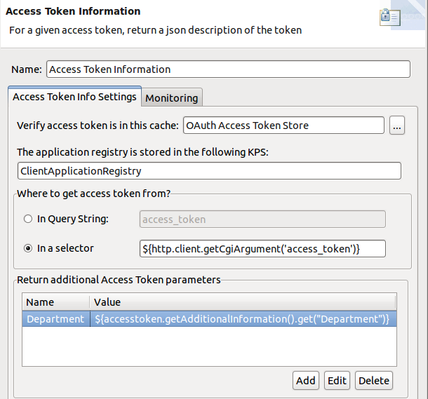 Retrieving Parameters from OAuth 2.0 Access Token