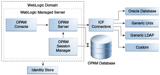 Figure showing how OPAM is deployed in FMW