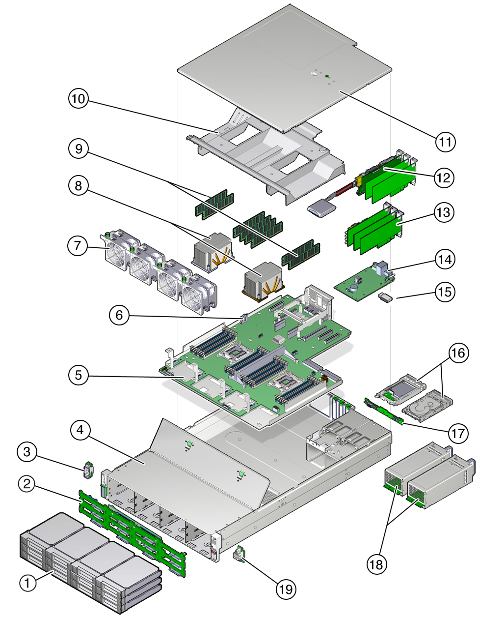 image:Figure showing exploded view of the system components.