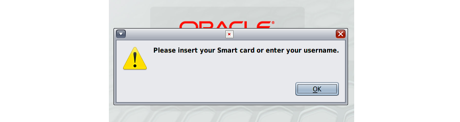 image:Screenshot of insert smart card dialog box.