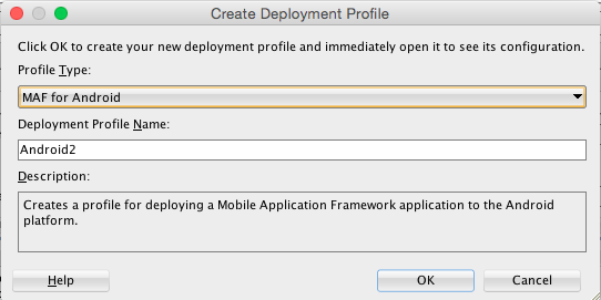 name of deployment profile