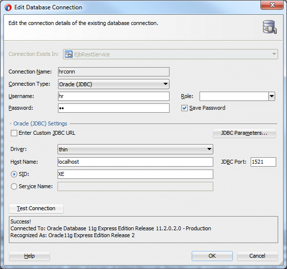 Default application Navigator created for a Fusion Web Application 