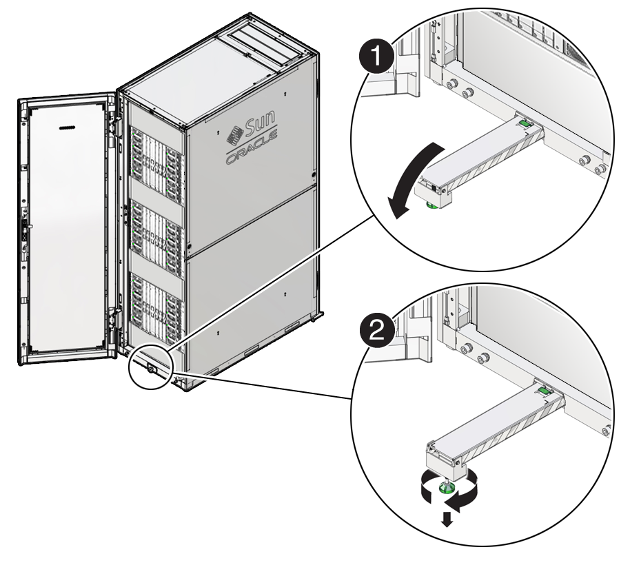 image:Figure showing how to secure the anti-tilt bar.