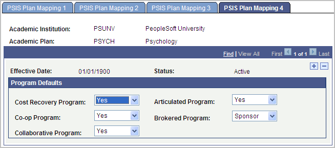 PSIS (Postsecondary Student Information System) Plan Mapping 4 page