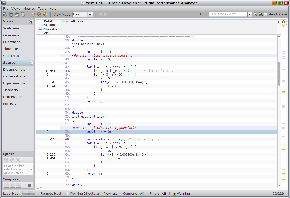 image:Source view shows the code of jlowfruit.init_bad and jlowfruit.init_good functions and metrics for each line