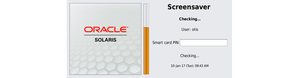 image:スマートカード PIN プロンプトのスクリーンショット。