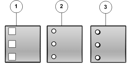 Examples of supported rack holes