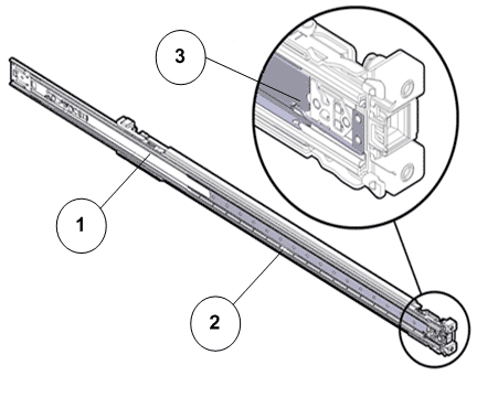 Slide rails oriented with the ball bearing track
