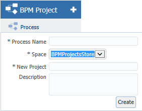 「図1-6 アプリケーションのようこそページ - 「BPMプロジェクト」パネル」の説明が続きます