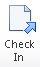 The Check In button from Performance Reporting ribbon