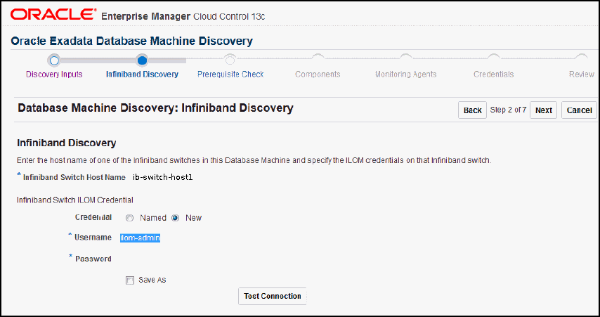 Database Machine Discovery: InfiniBand Discovery