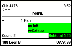 This figure shows an illustration Standard DOM chit layout.