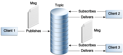 Figure 45-4 Publish/Subscribe Messaging