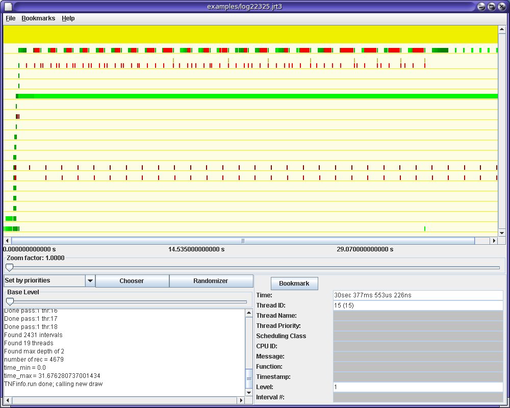[Screen shot of initial window of TSV application]