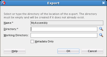 Export window