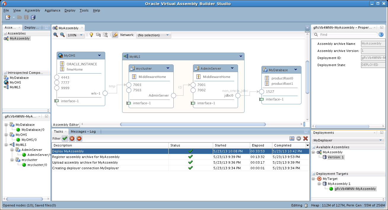 Oracle Virtual Assembly Builder Studio